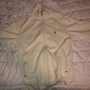 Ralph Lauren jacket all white zip up
